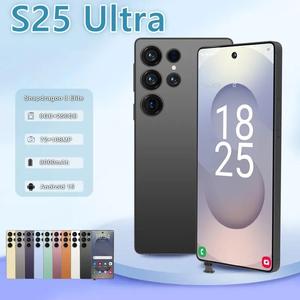 Global S25 Ultra 512G Smartphone 7.3-inch HD Screen 7800mAh 108MP Camera Android Dual Card Unlocking Phone