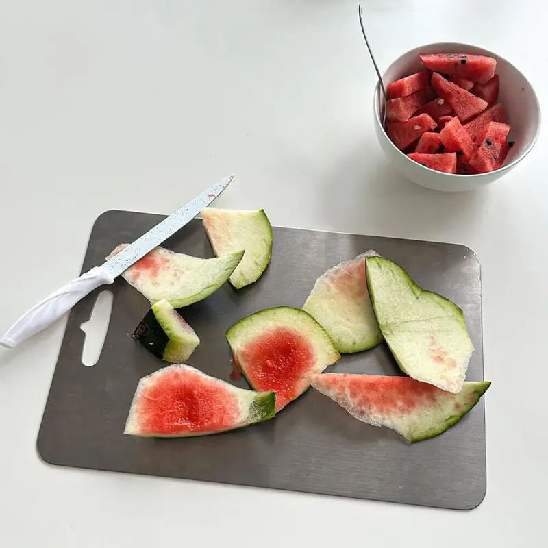 Cutting Board Double-Sided Titanium Cutting Boards for Kitchen Camping 7
