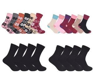 Findfashion Women's Winter Wear Thermal Warm Wool Merino Hiking Walking Comfy Socks For Ladies One Size Fits All Shoe Size Uk 4-8/EU 37-41