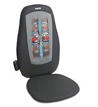 Product Introduction of HoMedics Shiatsu Back and Shoulder Massager - Adjustable Massage Chair, Ease Stiffness / Tension with 3 Zone Settings, Relax Full, Upper + Lower Back Muscles, Roller, Vibration, Soothing Heat – Black 26