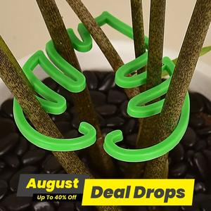 Turtle Leaf Shaped Plant Support, 2 Counts Green Plant Garden Tool, Plant Support for Indoor & Outdoor Use, Garden Supplies