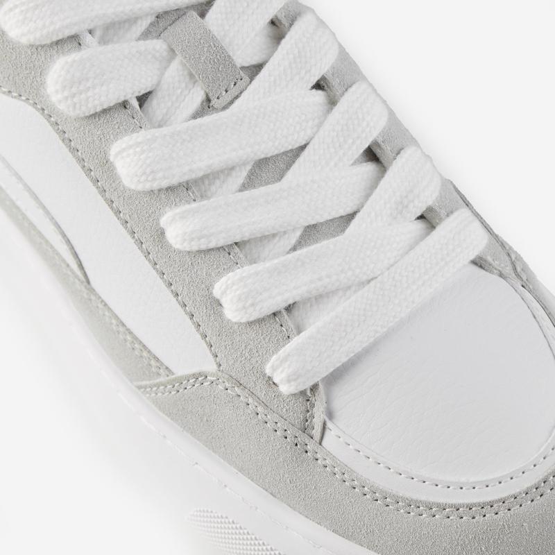 Premium Skate Shoe | White Grey 8
