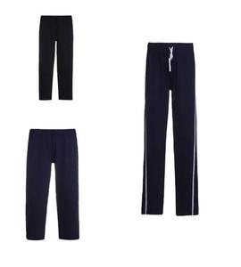 Findfashion Men's Casual Wear Comfortable Elasticated Waist Plain Cotton Trousers For Male