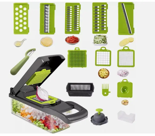 16-in-1 Vegetable Chopper Kitchen Mandoline Vegetable Cutter Slicer Fruit Dicer 2