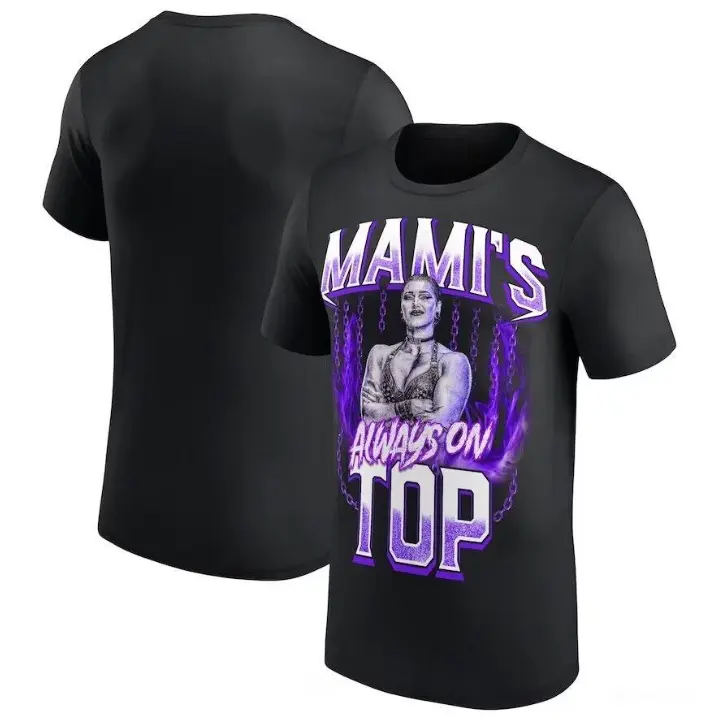 WWE RHEA RIPLEY MAMI’S ALWAYS ON TOP T-SHIRT ALL SIZES GRAPHIC TEE