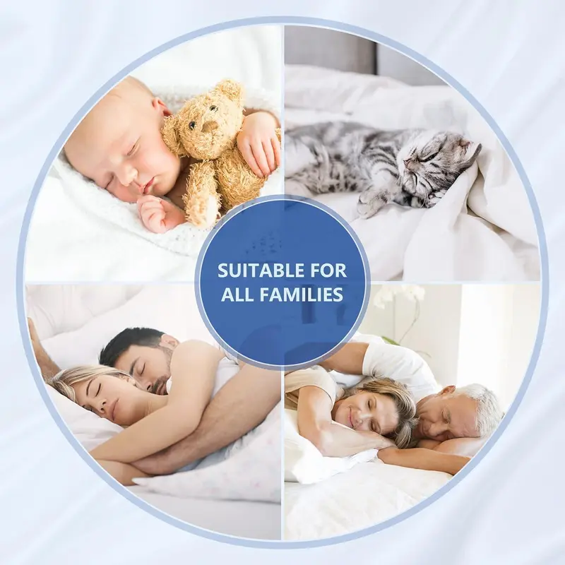 RIADA -  Mattress Protector Extra Deep Soft Quilted Fully Fitted Non Allergenic Bed Cover Breathable Hypoallergenic Mattress Protector 3