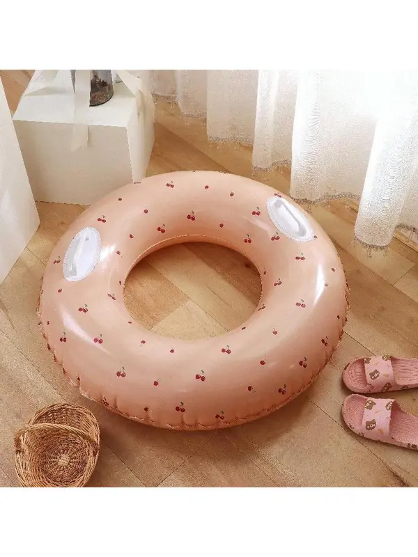 1pc Cherry-Shaped Inflatable Swim Ring – Fun PVC Pool Float for Adults & Teens, Ideal for Beach, Outdoor Water Play & Summer Swimming 5