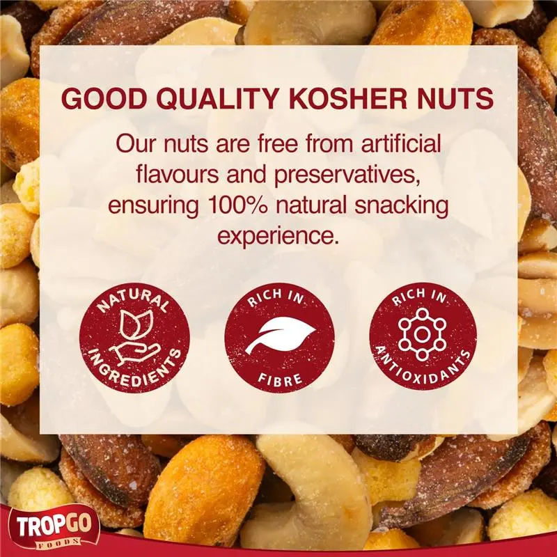 Salysol Snacks Cocktail Nuts 10 x 50g Cans - Blend of Almonds, Cashews, Peanuts, Hazelnuts & More Natural Protein Honey 3