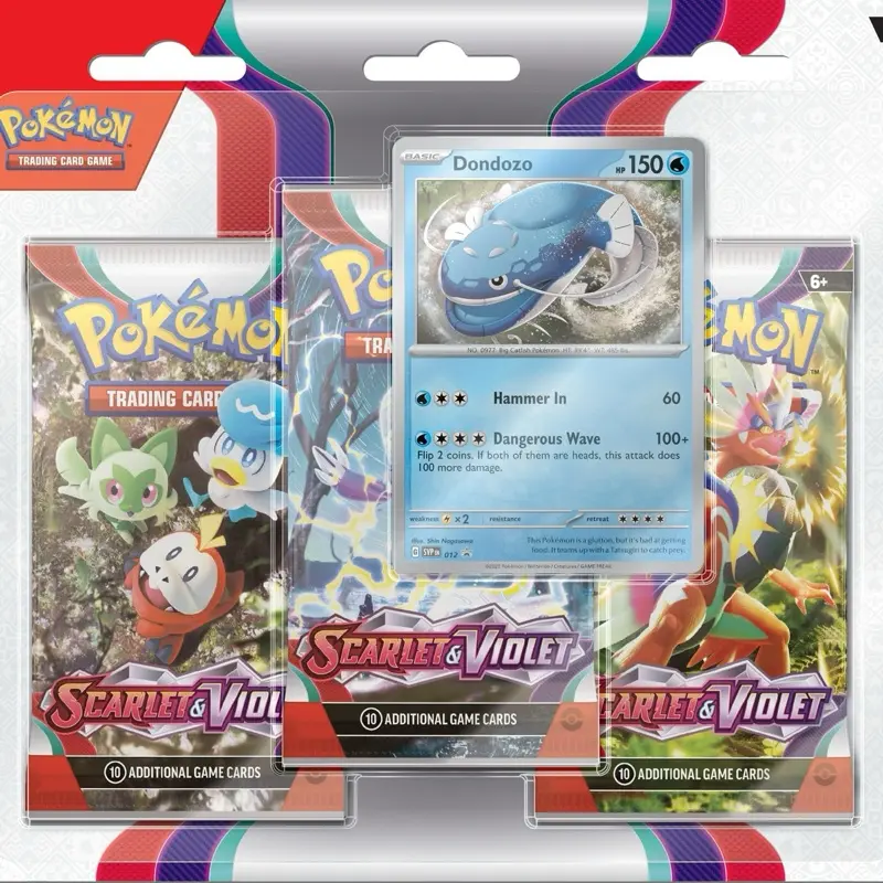 Pokemon TCG Scarlet And Violet Base Set Triple Blister