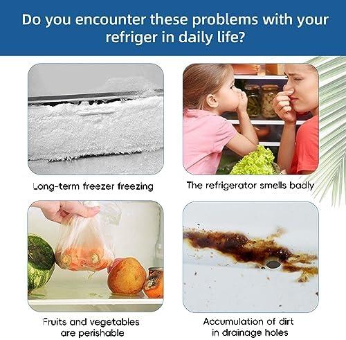 Fridge Dredger Set, 5 Pcs Fridge Drain Pipe Blocked Dredging Tool Refrigerator Drain Hole Blockage Remover Kits 6