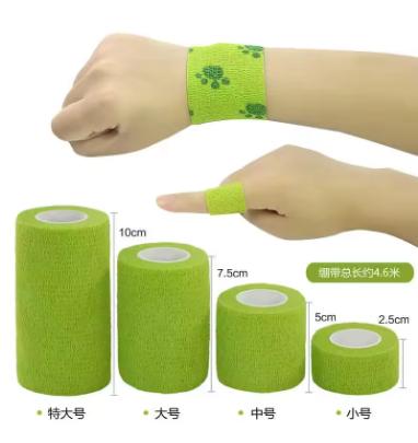 10 Rolls Athletic Wrap Tape Self Adhesive Elastic Bandage Elastoplast Sports Protector Knee Finger Shoulder Tattoo Accessories 4