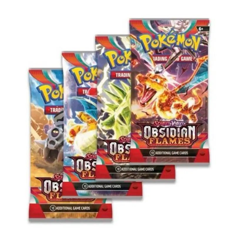 Pokemon TCG Scarlet And Violet Obsidian Flames Booster Packs