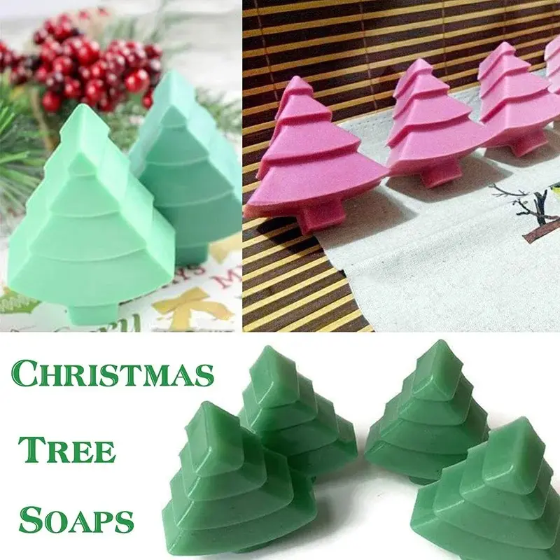Christmas Tree Cake Molds for Party Decoration - Silicone Molds for Chocolate and Candy 5