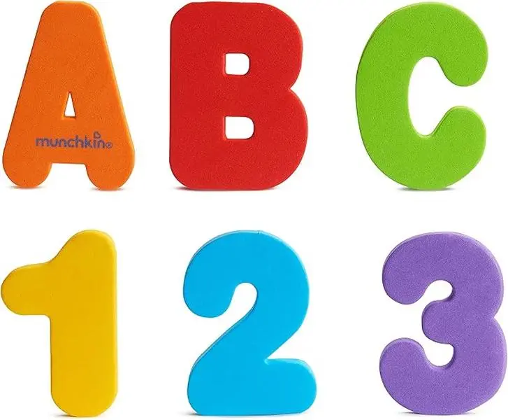 Baby Bath Foam Letters & Numbers | Mess-Free Baby Bath Toys & Shower Toys | Sticks on Tiles & Porcelain | Creative Toddler Bath Toys | Removable Toddler Bath Toys 0