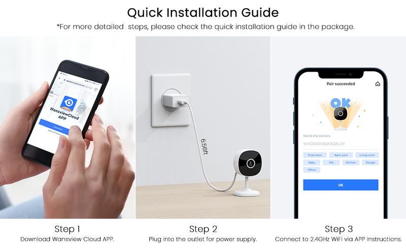 Product Introduction of GALAYOU 2K WiFi Security Camera - Indoor Home CCTV with Motion Detection & Night Vision, Works with Alexa 23
