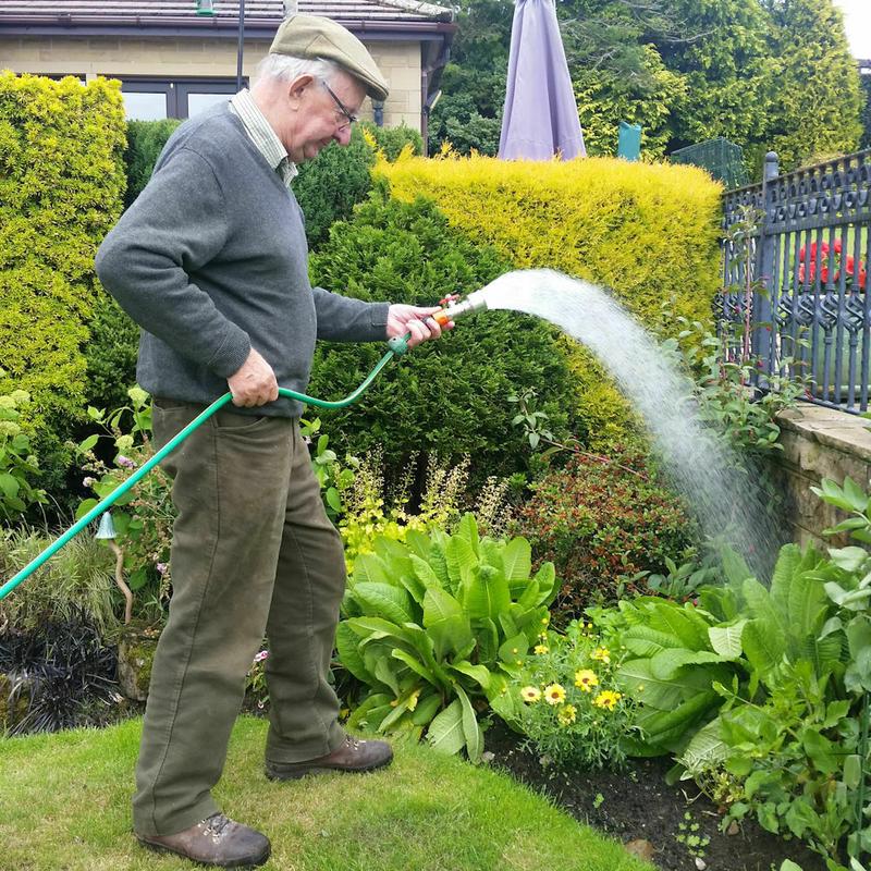 Geka Soft Rain Hand Watering Lance With Aluminium Rose Head Hose Garden Spray 5