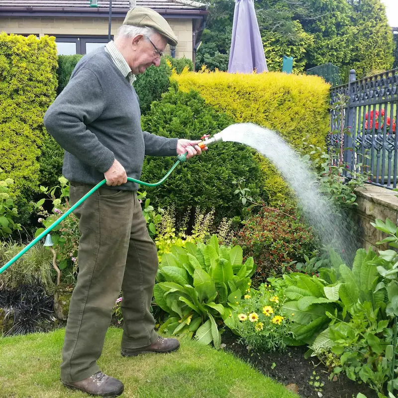 Geka Soft Rain Hand Watering Lance With Aluminium Rose Head Hose Garden Spray 5