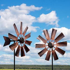 Simple Iron Windmill, Wind Rotator, Outdoor Lawn Decoration, Garden Sculptures & Statues, Garden Decoration Supplies