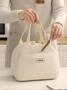 Floral Pattern Lunch Bag, Large Capacity Insulated Lunch Bag, Durable Handbag for Picnic, Insulated Bag for Women & Men, Cool Box