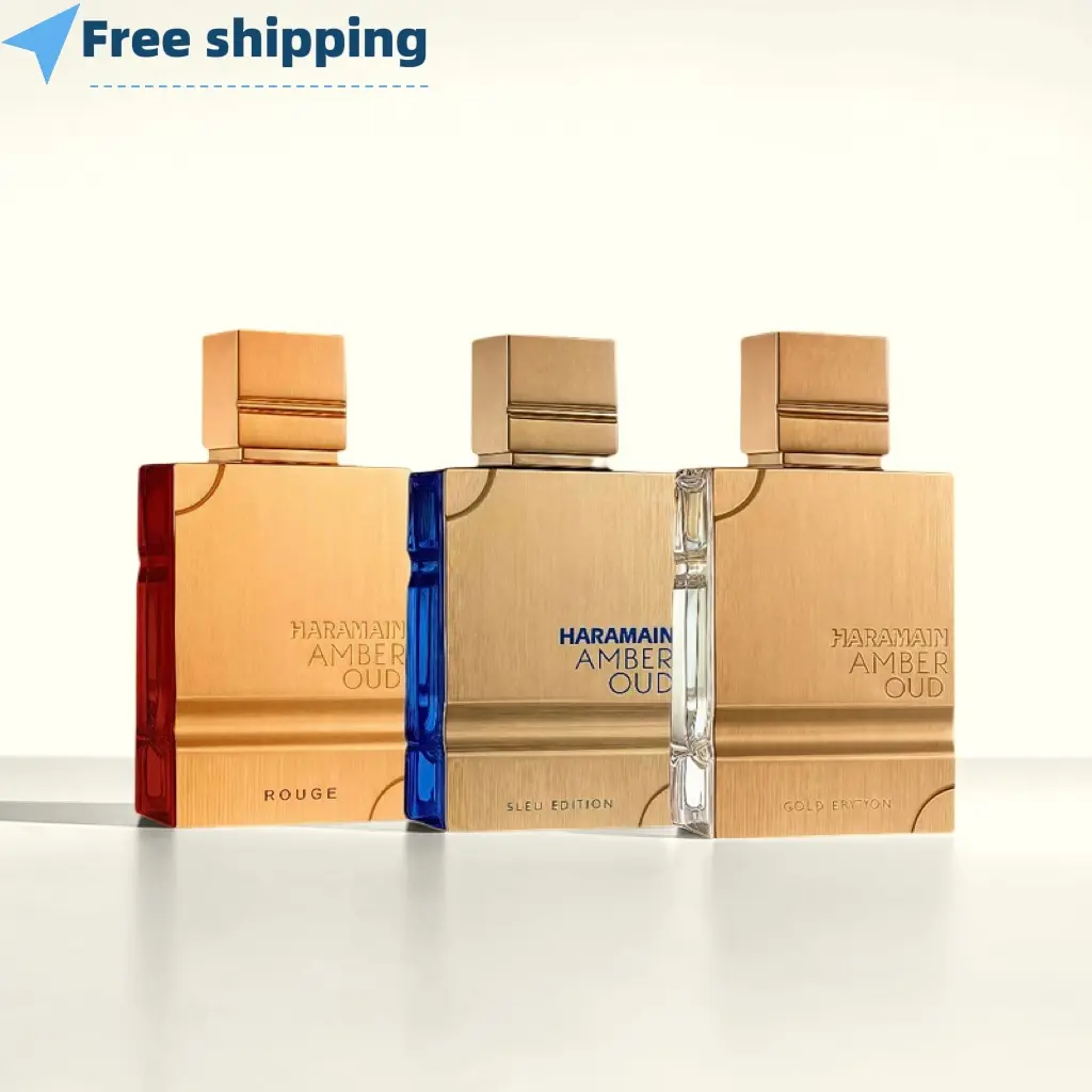 Al Haramain Amber Oud Gold & Rouge & Blue Editions Eau De Parfum Unisex Sprays -60ml