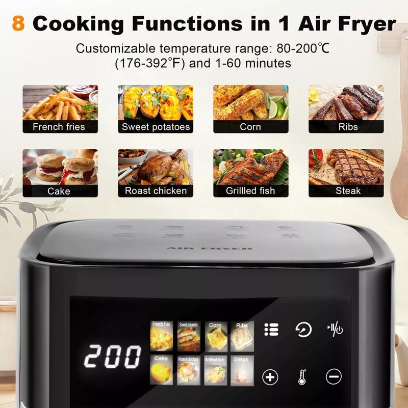 Product Introduction of 9L Digital Air Fryer Kitchen Oven - Low Fat Cooking with Timer and Non-Stick Coating 23