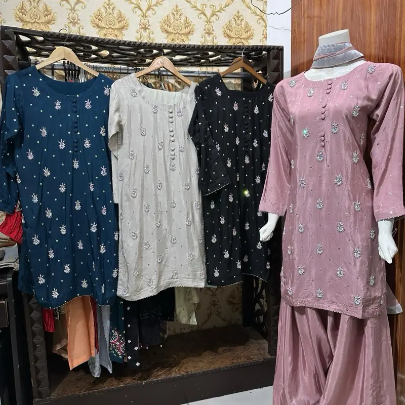 Farshi shalwar on Silk Design 1 Eid special available in Small/Medium/Large