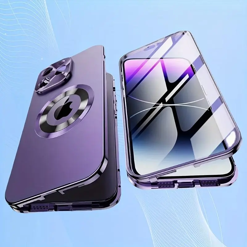 New Anti-Spy Phone Case Series, Magnetic 2-In-1 Design, Complete Protection Case, Compatible with Iphone 16/15/14/13/12 Pro Max Plus 5