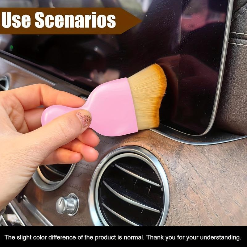 Product Introduction of 1pc Car Interior Cleaning Brush, Compact Soft Bristle Brush, Car Seat Center Console Gap Interior Dust Removal Artifact, Car Interior Air Conditioner Air Outlet Cleaning Brush, Car Accessories, Men Gift 6