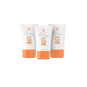 (3Pcs.)Be Better Sunscreen  SPF50 PA++++, Oil-free, Safe for sensitive skin, NO White Cast, Non-Greasy feeling, Non-sticky
