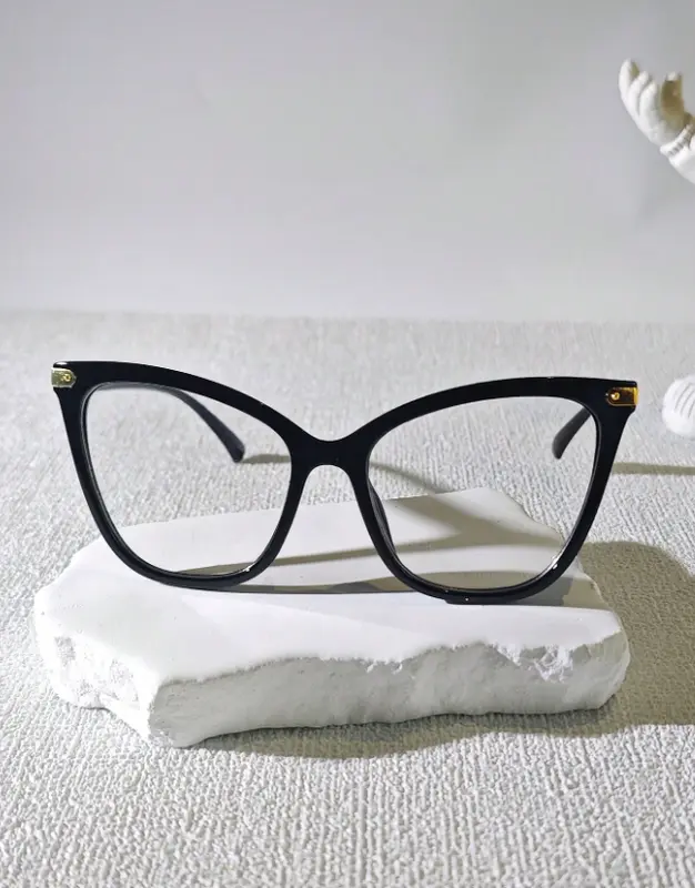 3PCS Oversized Cat Eye Glasses for Women – Fashionable Computer & Reading Eyewear, Prescription-Ready 5