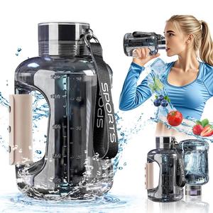 57oz Large Hydrogen Water Bottle, Hydrogen Water Generator With SPE/PEM Technology, 1.5L Large Capacity Leakproof Sports Drinking Bottle With Handle & Shoulder Strap, Portable Sports Water Bottle for Gym, Playground and Outdoor Scenarios, Gift