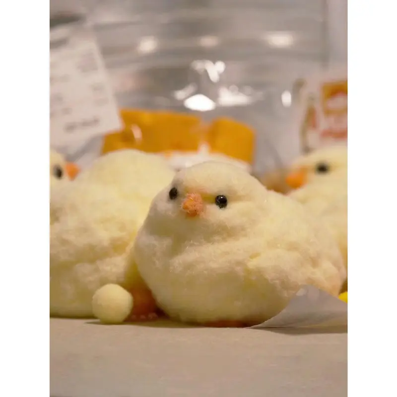 1pc Squeeze Chicken Toy, Stress Relief Animal Figurine, Decorative Collectible Toy 1