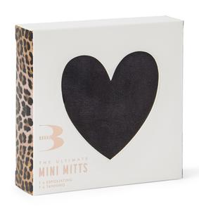 Bronzie - Mini Fake Tanning Mitts Exfoliant Body Care Set Smooth Flawless