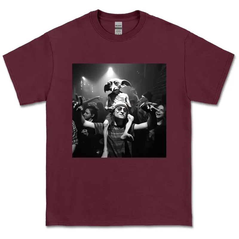 Dobby Rave Party Tee, Wizard Book Fan Gift Shirt 4
