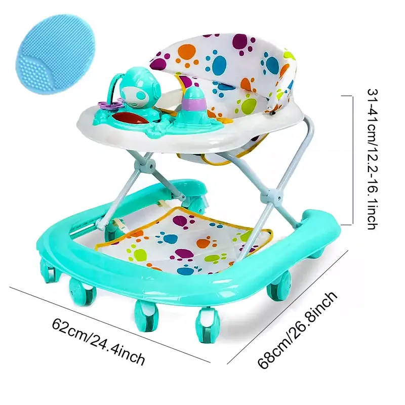 Baby Walker Bouncer First Steps Push Along Activity Music Ride On Car Melody 5