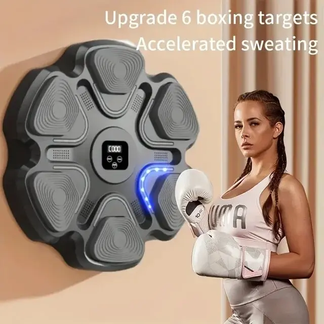 Chumajor Electronic Boxing Machine – Music-Powered Reaction Trainer with 9 Modes & Gloves 5