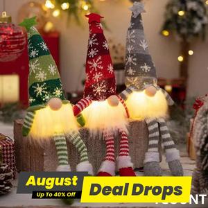 Cute Elf Design Hanging Light, 1/3 Counts Creative Long-legged Doll Hanging Decor, Home Wall Decor Supplies for Living Room Bedroom, for Holiday Decoration Fireplace Window Decoration, Gift for Women, Elf Ideas, Valentine's Day Gift