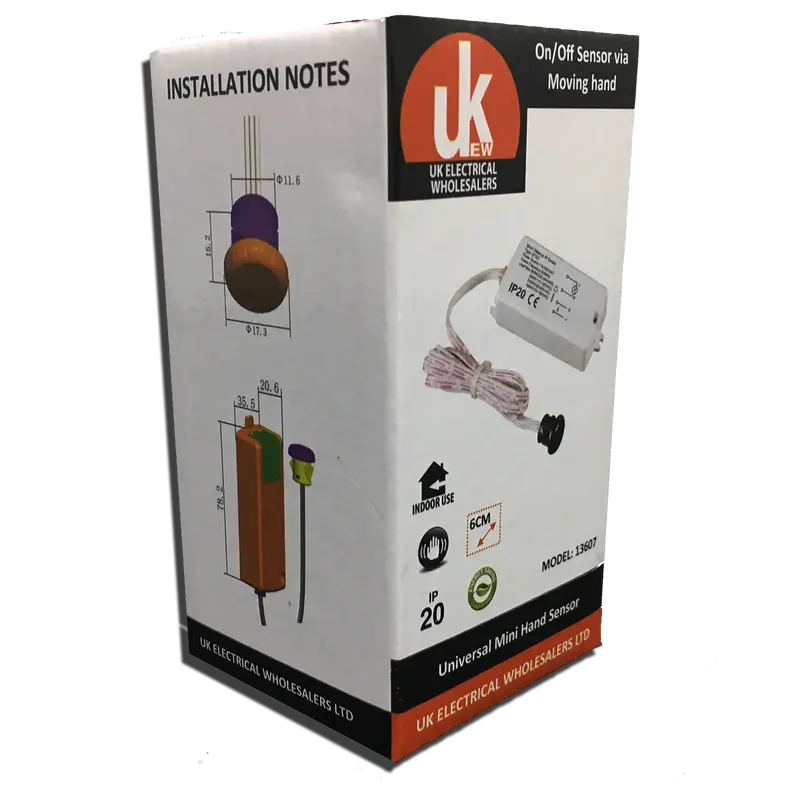 Electronic IR MOTION SENSOR SWITCH TOUCHLESS ON/OFF Kitchen Cabinet Light Doors 4