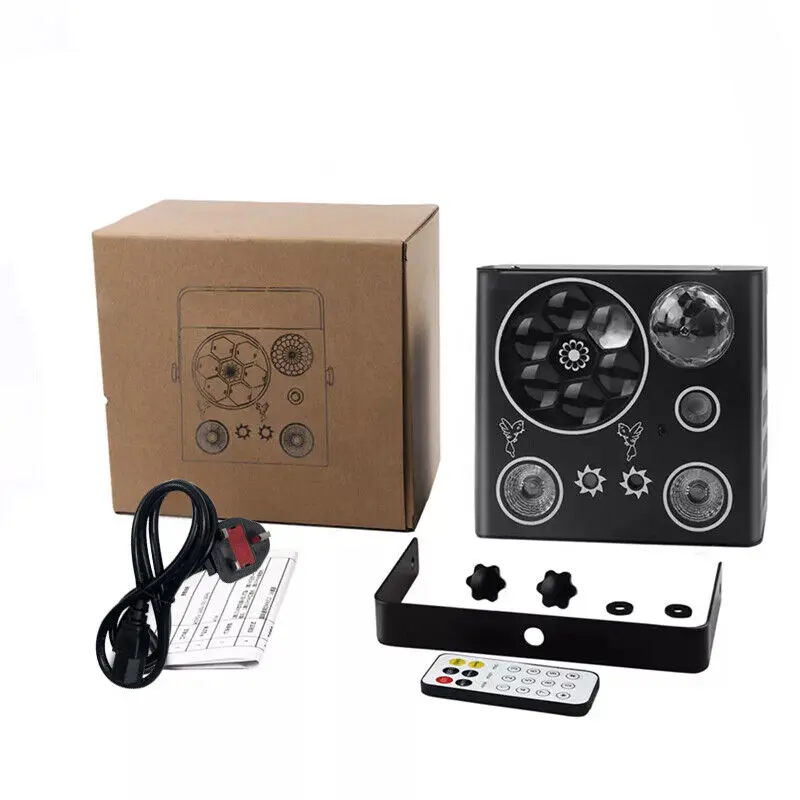 UK Party Essential: DMX RGB LED Laser Scanner Projector - Strobe Laser Light for DJ & Disco Stages 5