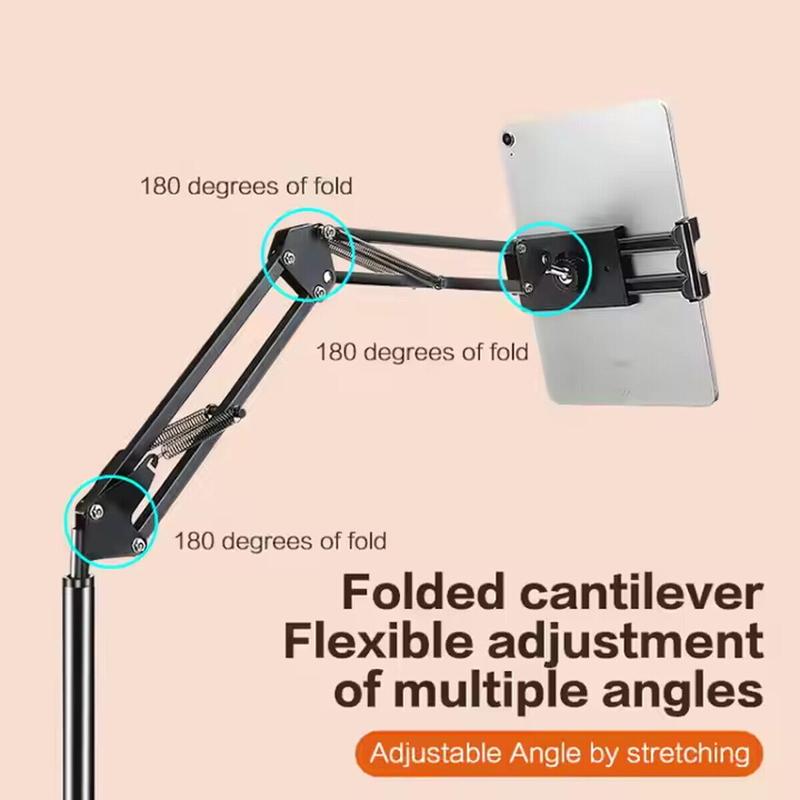 Floor Stand Adjustable Universal 360° For 3.5-11 in Phone iPad Lazy Tablet Mount 4