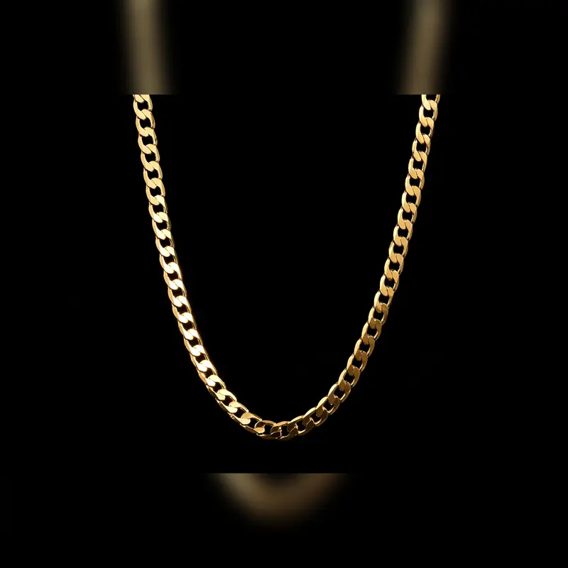 New 6mm Gold Cuban Curb Chain - 24 Inches 3