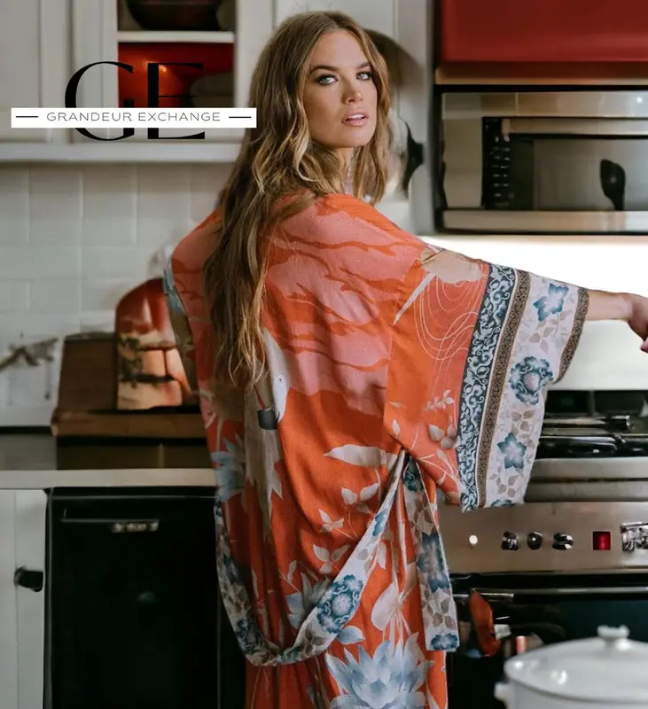 Long Kimono Robe For Women With Bohemian Style | Unique Boho Cotton Kimono Robe Cardigan For Women | Gift For Mom 0