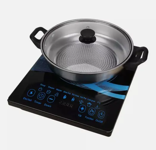 2200W Electric Induction Hob Portable Digital Touch Single Cooker Hot Plate Tool 3