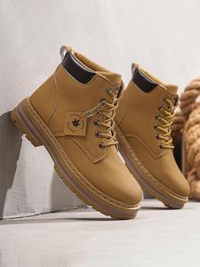 Men's Fashionable Lace Up Front High Top Boots, Casual Comfortable Ankle Boots for Daily Wear, Male All-match Trendy Shoes for Daily Wear, Elegant Boots