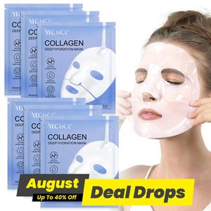 Collagen Facial Mask, Moisturizing Facial Skin Care Mask, Hydrating Facial Skin Care Product, Face Care Products, Hydrate, Moisturizer, Moisture, Deep Collagen Mask, Collagen Hydrogel Mask, Collagen Hydration Mask, Collagen Night Mask, Hydrogel Face Masks