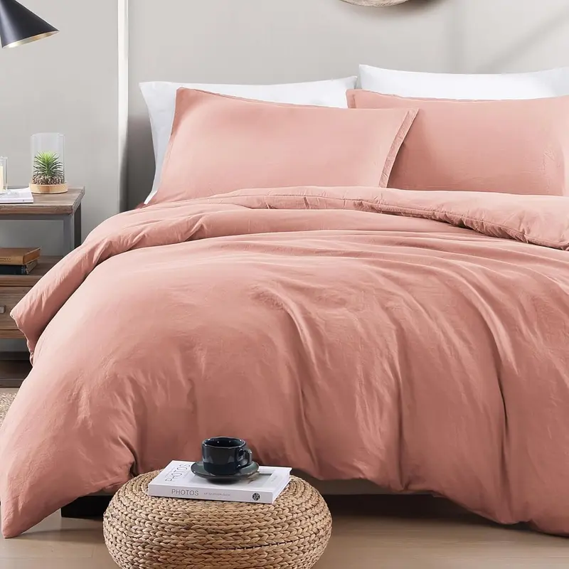 Premium Quality Soft Plain Dyed Duvet Cover Luxury Durable Comfy Smooth Quilt Bedding Set Double King Super King Bed Size 6