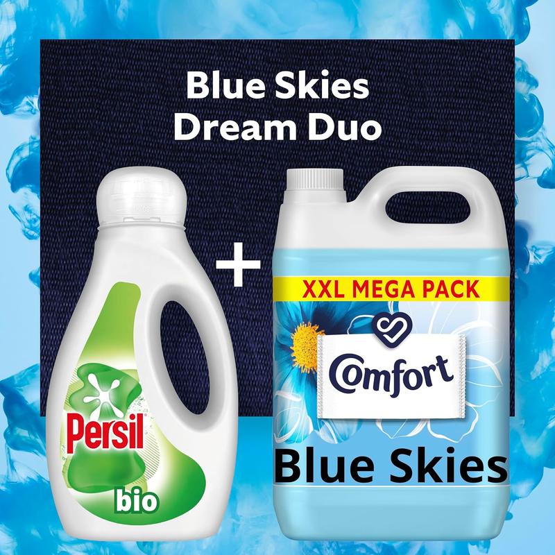 Blue Skies Fabric Conditioner with Stay Fresh Technology for 100 Days of Freshness + Fragrance - 160 Washes (4.8 L) - Household, Scented 2