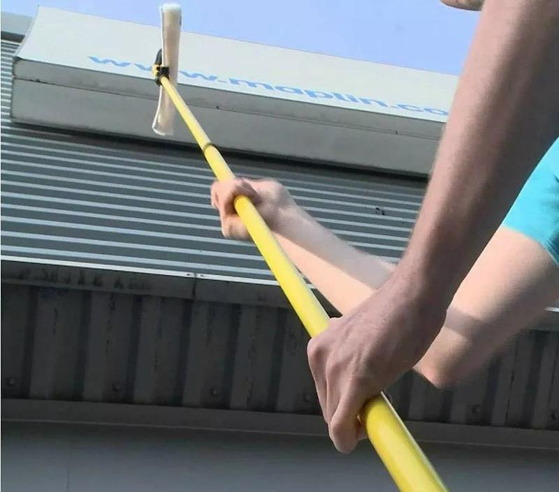 Product Introduction of Swarve Telescopic Squeegee Kit 3.5m Extendable Window Cleaner with Cleaning Tools 8