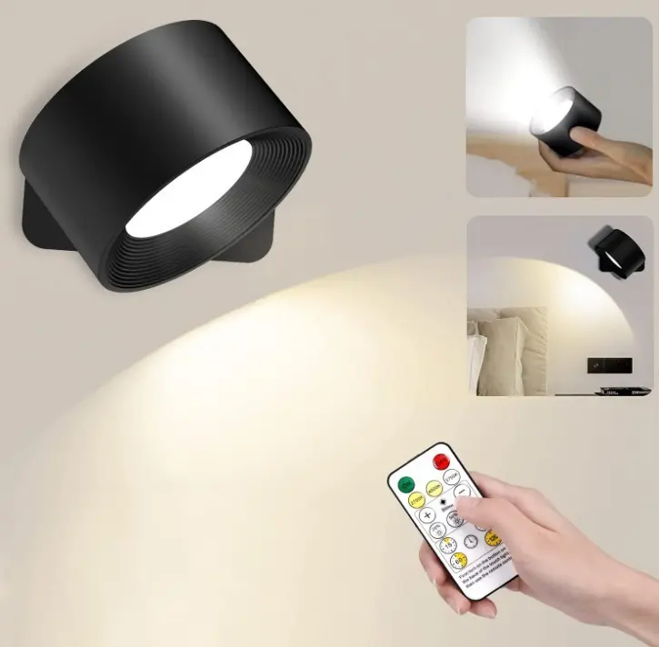Magnetic Wall Lights, Rechargeable LED Wall Sconce Lamp, Soft Warm Lights for Bedroom, Indoor Room Lights, Indoor Lighting for Home Decor