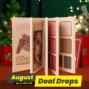 43 Color Multi-functional Face Makeup Palette, 4-layer Eyeshadow Book, Matte & Glitter Makeup Palette, Blush Contour Highlight in One, Makeup Set for Women, Beauty Kit, Cosmetic